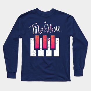 Musician Pianist love piano: My heart Belongs to piano Long Sleeve T-Shirt